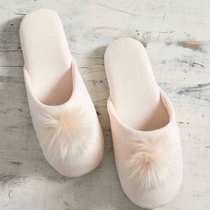 Pottery Barn Velvet Slippers